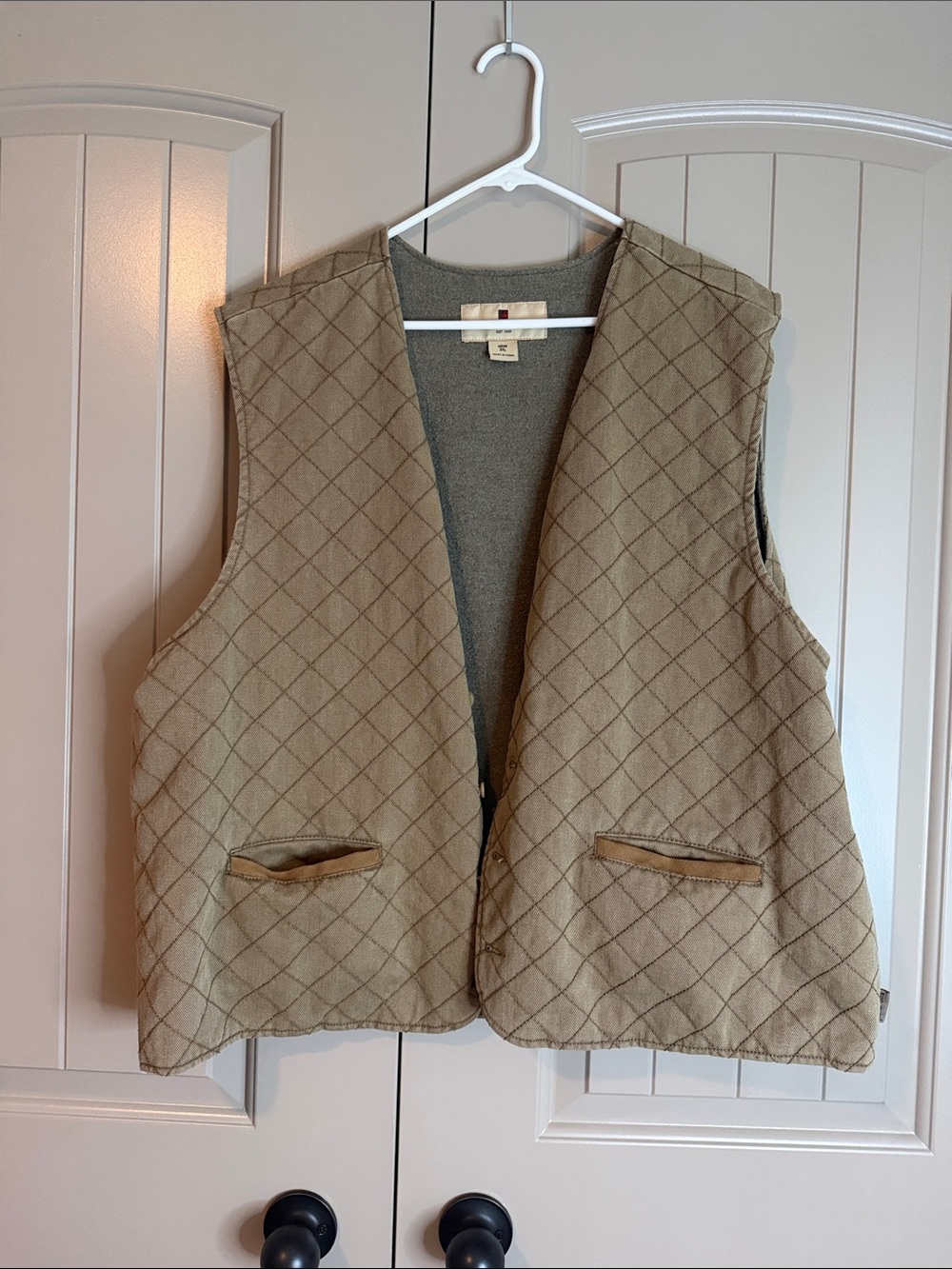 Woolrich 2xl Quilted Tan Vest